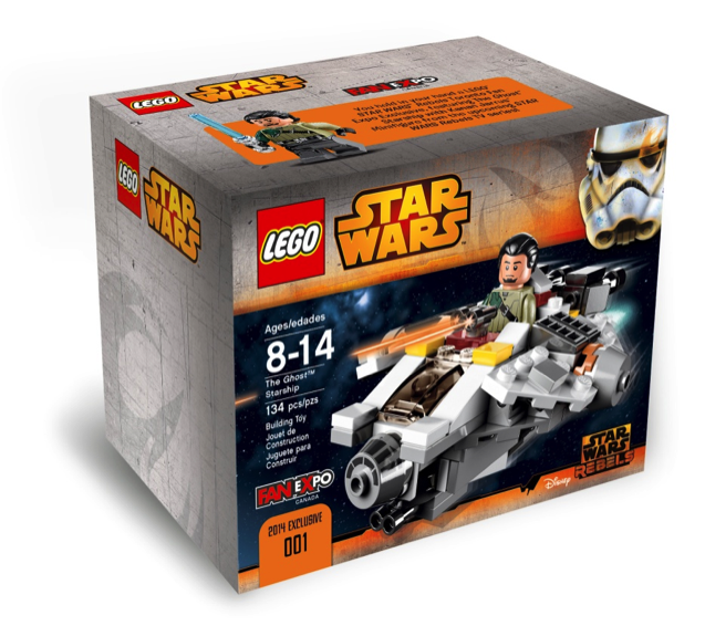 FAN EXPO Canada 2014 Exclusive: The Ghost Starship - LEGO Star Wars -  Eurobricks Forums