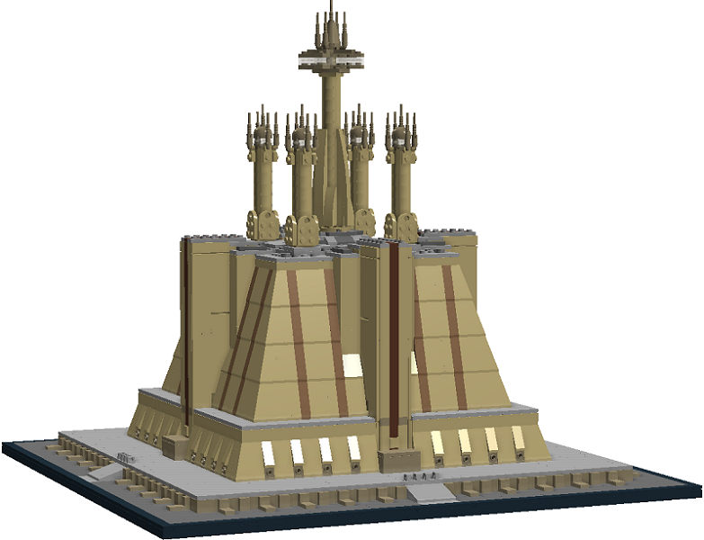 The Jedi Temple, by ADHO15.png - Members Gallery - Eurobricks Forums
