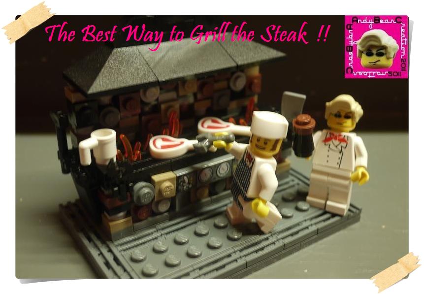 MOC> The Best Way to Grill the Sreak - LEGO Town - Eurobricks Forums