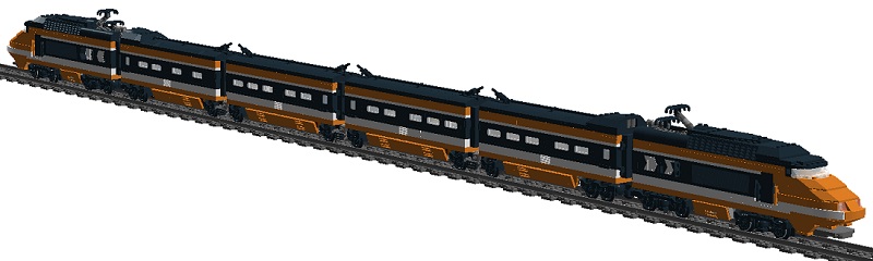 Double Lego Horizon Express 10233 with improved coupling - LEGO Train Tech  - Eurobricks Forums