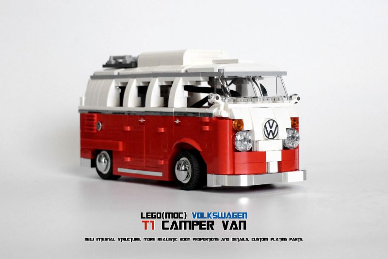 LDD/RC/PF VW T1 Camper Van(VW T1 BUS) 10 wide - LEGO Technic, Mindstorms,  Model Team and Scale Modeling - Eurobricks Forums