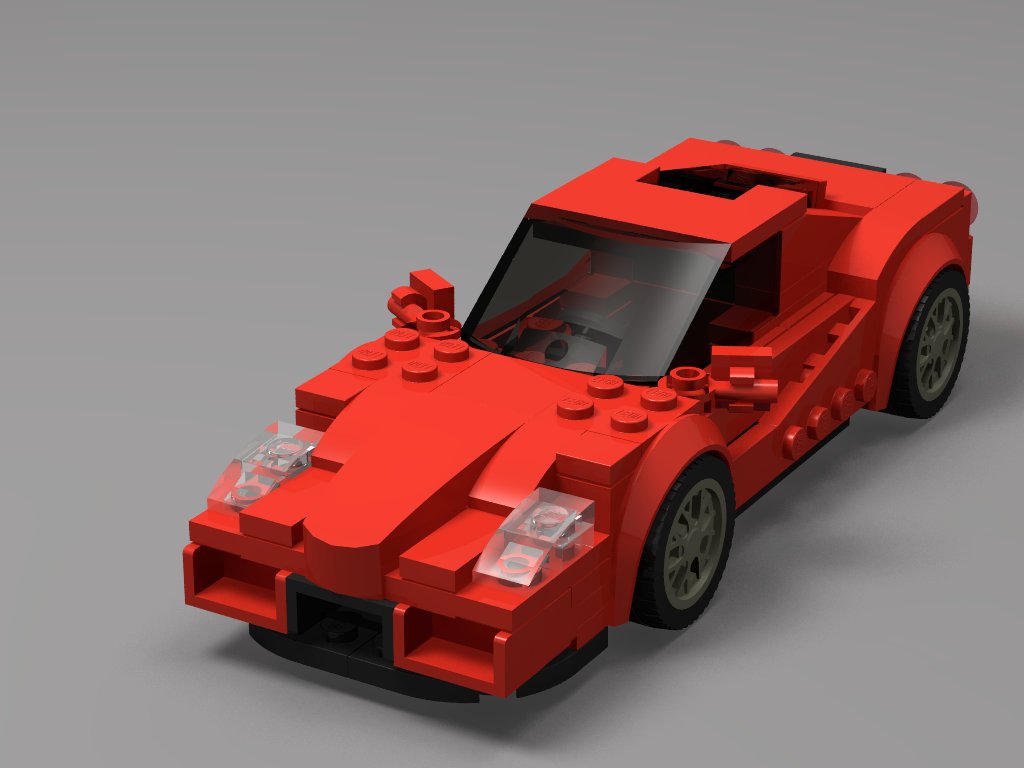 MOC] Ferrari Enzo (2003) - LEGO Town - Eurobricks Forums