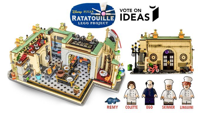 Ratatouille" (Disney/Pixar) - Lego IDEAS Project - LEGO Licensed -  Eurobricks Forums