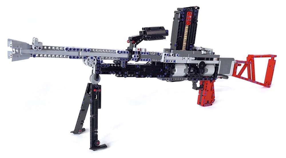 MOC] 100% LEGO Automatic Gun - LEGO Technic, Model Team and Scale Modeling  - Eurobricks Forums