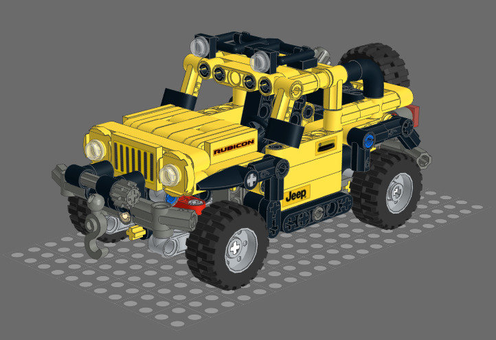 TC25﻿﻿] 42122 Jeep Wrangler - LEGO Technic, Mindstorms, Model Team and  Scale Modeling - Eurobricks Forums